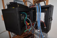 Wires to the Control Rack